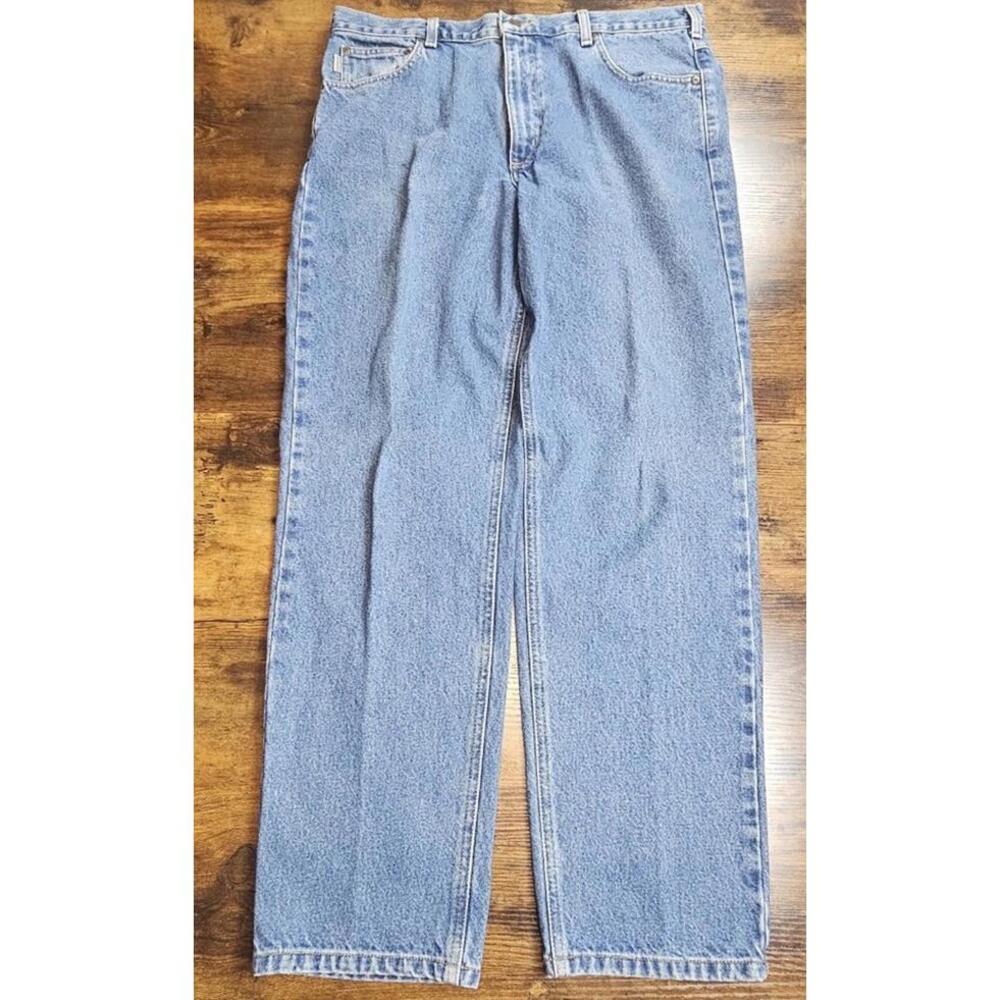 Carhartt Jeans Men 38x32 Blue Relaxed Fit B17 DST Casual Workwear Denim
